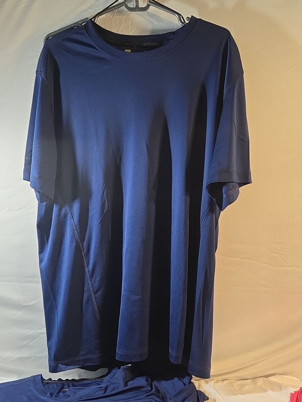 Xersion Men's Short Sleeve Crew Tee - Navy Blue Qty2